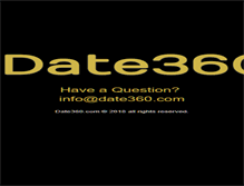 Tablet Screenshot of date360.com